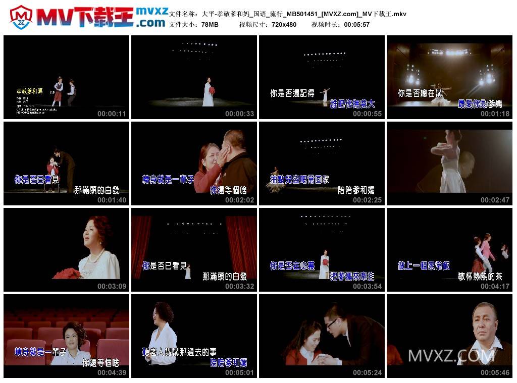 大平-孝敬爹和妈_国语_流行_MB501451